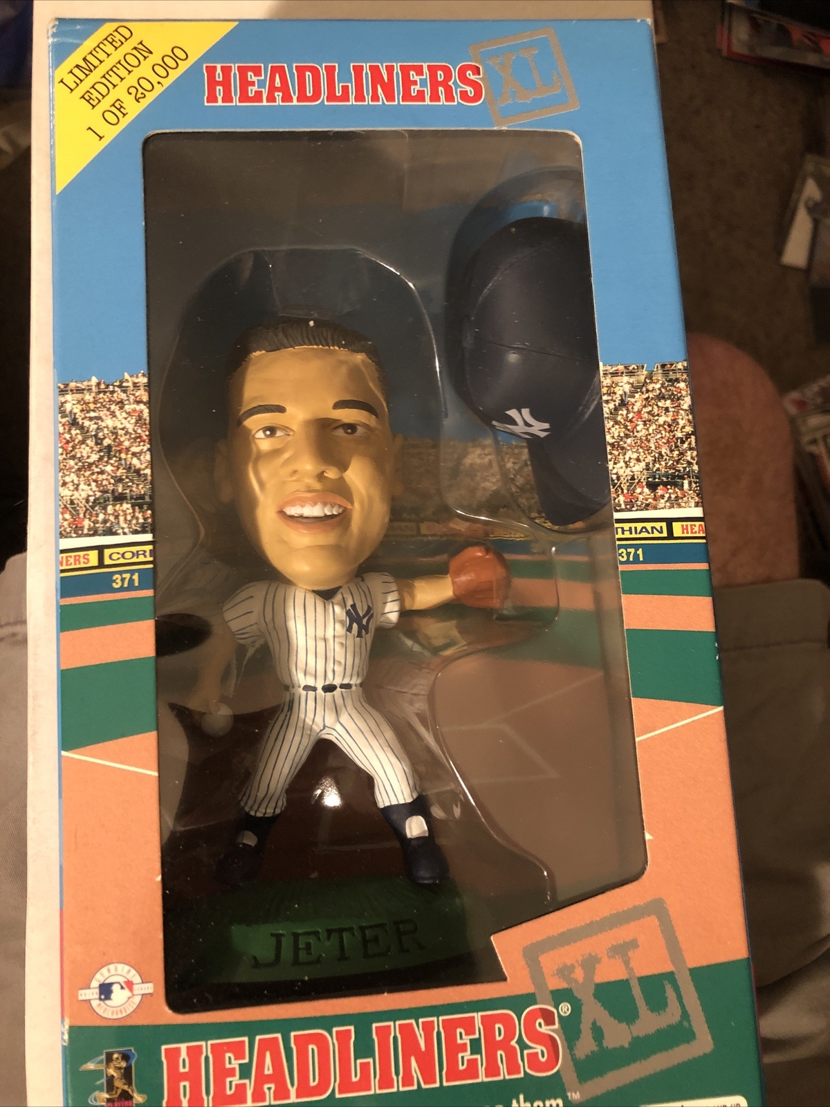 DEREK JETER FIGURE HEADLINERS XL (NEW) 1998 Premier limited edition 1 of 20,000 eBay