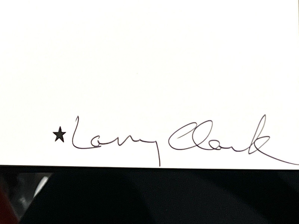 Larry Clark TULSA Freidus Gallery NYC 1979 POSTER +1971 signed