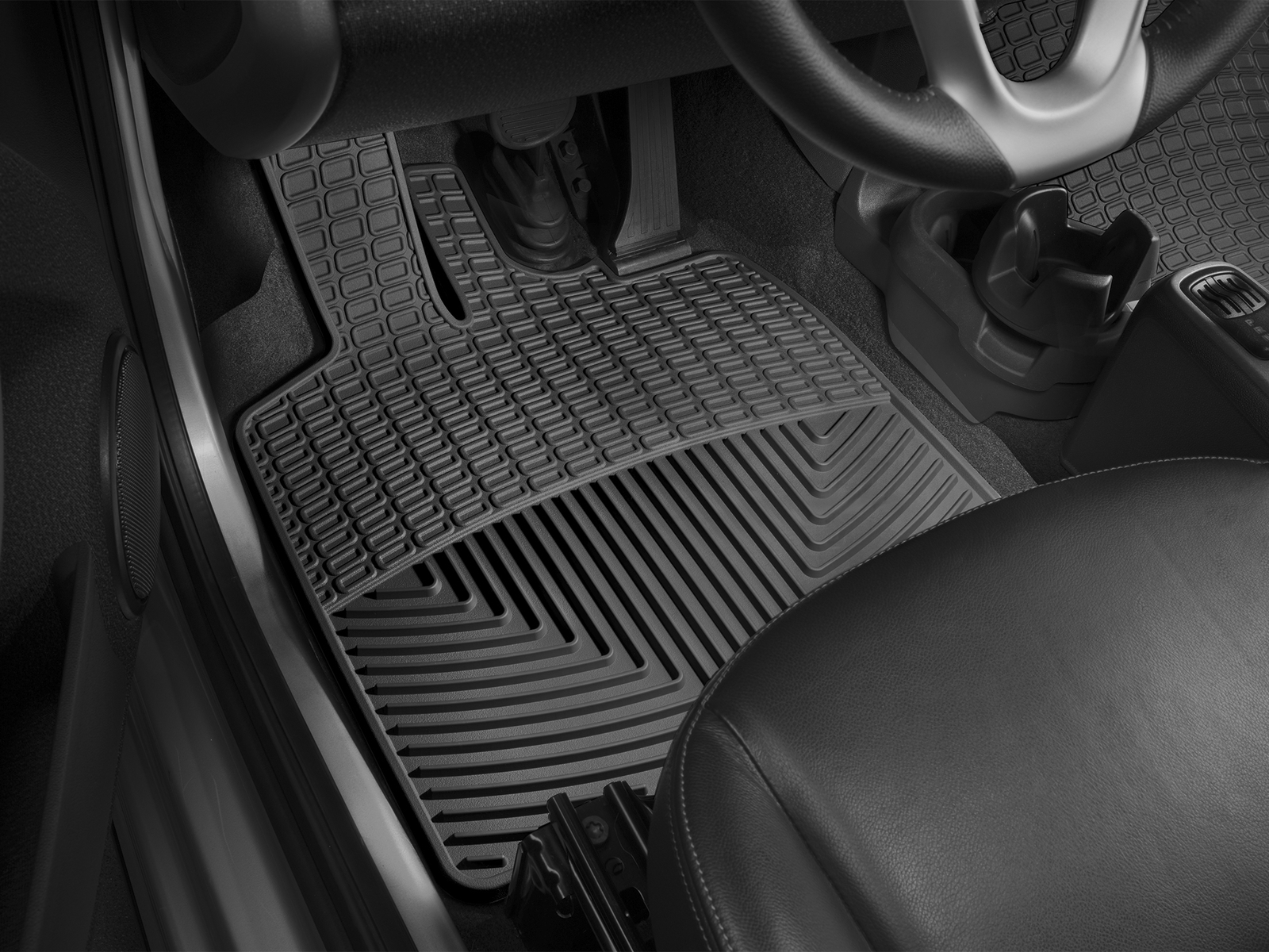 WeatherTech AllWeather Floor Mats for 20082011 Smart Car Fortwo 1st Row Black eBay