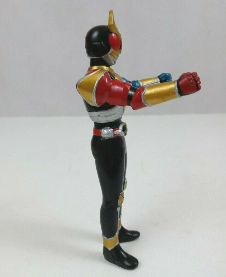 Figura de vinilo 2001 Bandai Rider Hero Series Kamen Rider Agito Trinity Form 5" Foto 2 de 4