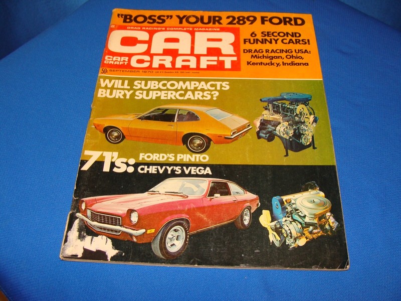 VTG Car Craft Magazine September 1970 Volume 18 Number 9 Petersen Publishing