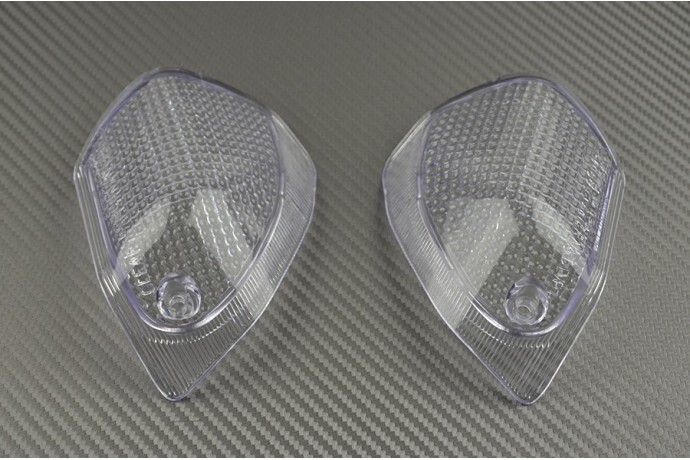 Paire de verres de clignotant arrière Kawasaki ZZR 600 à haute visibilité