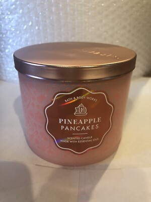 Bath & Body Works Pineapple Pancakes 3 Wick Candle