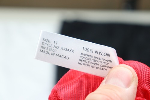 Vintage NYLON Panties Retro Pin-Up Red Black Wht Size 11 Smart Fit NWOT Lingerie - Picture 5 of 5