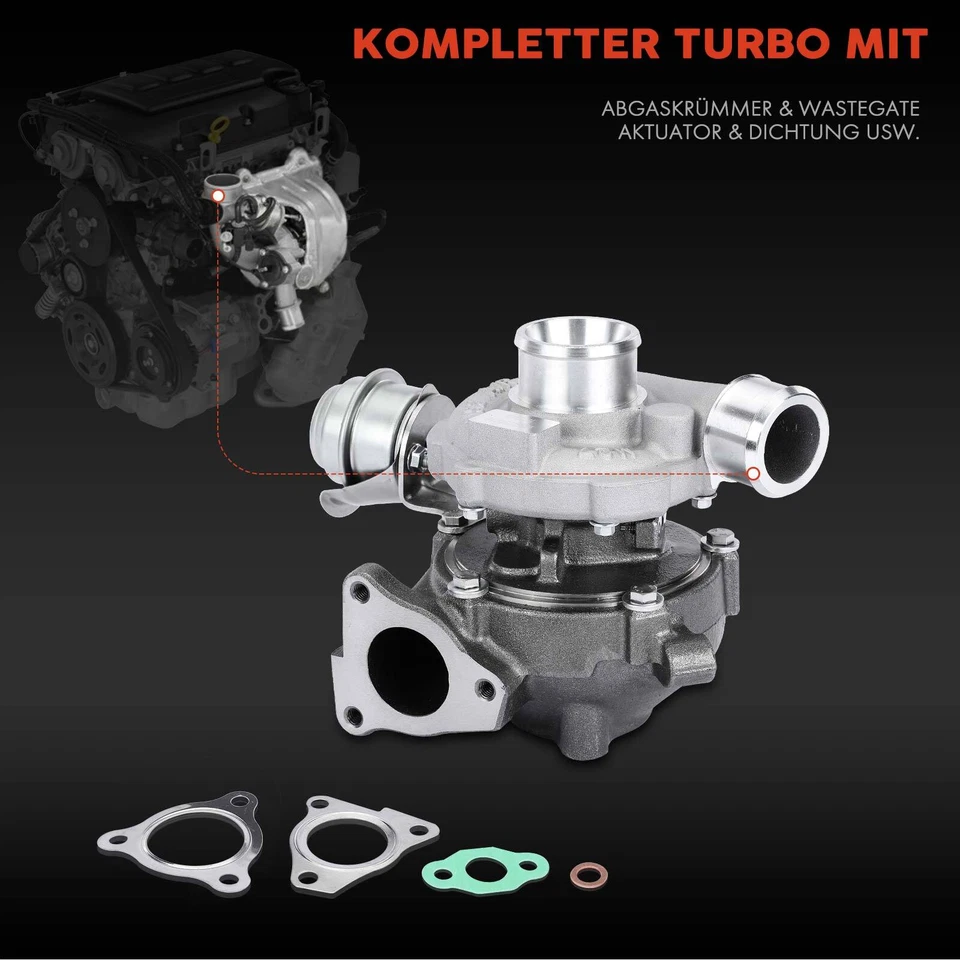 Turbolader für Hyundai Accent III Getz i30 KIA Cerato Rio II 1.5 1.6 CRDi 04-12 - Bild 3 von 4