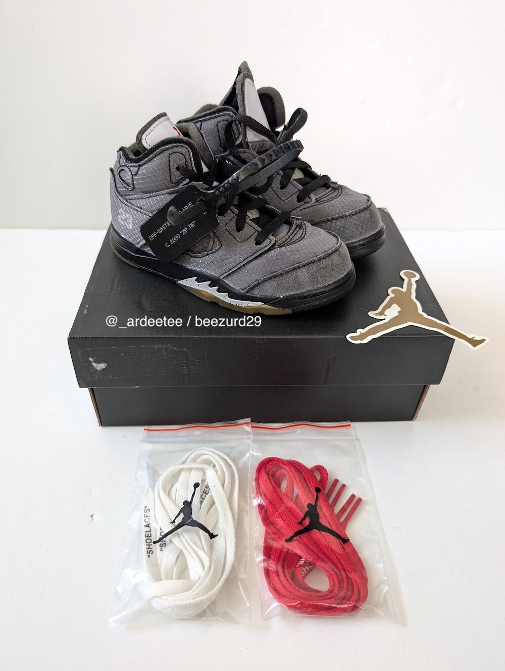OFF WHITE X NIKE NIKE x OFF WHITE VIRGIL ABLOH AIR JORDAN 5 RETRO SP BAMBINO (MUSSOLA 9C)