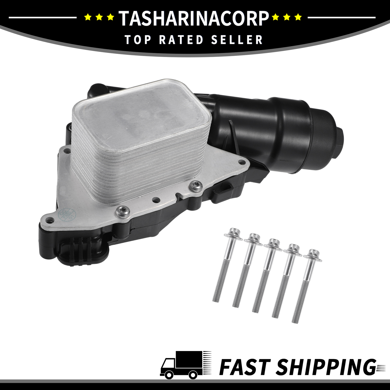 Piece of 1 Engine Cooler Oil Filter Housing Adapter Fit for BMW i8 2014-2020