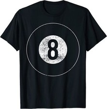 2025/Vintage Billiards 8 Eight Ball Gift Pool T-Shirt