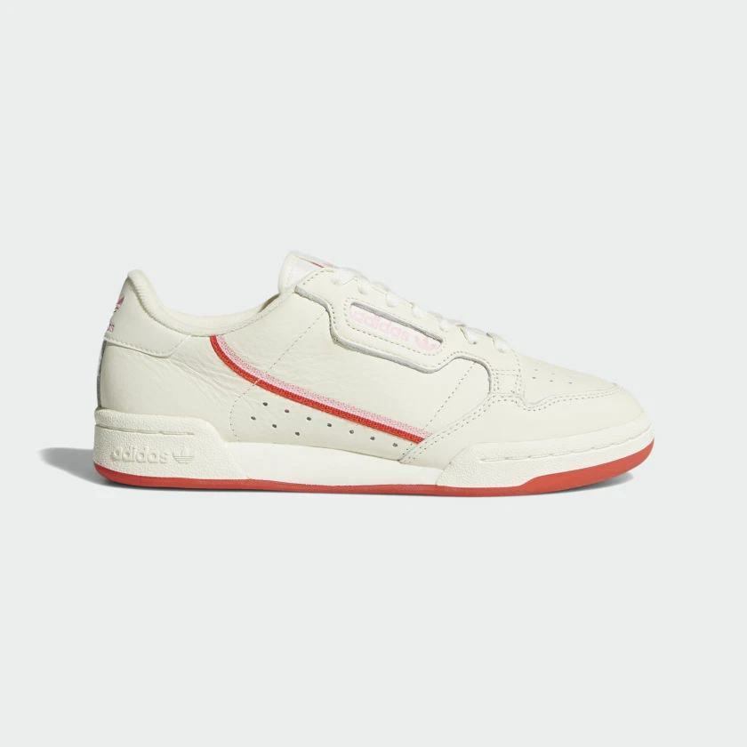 Nu Motley lejer Womens Adidas Originals Continental 80 Trainers Shoes Cream/White/Pink  EE3831 | eBay