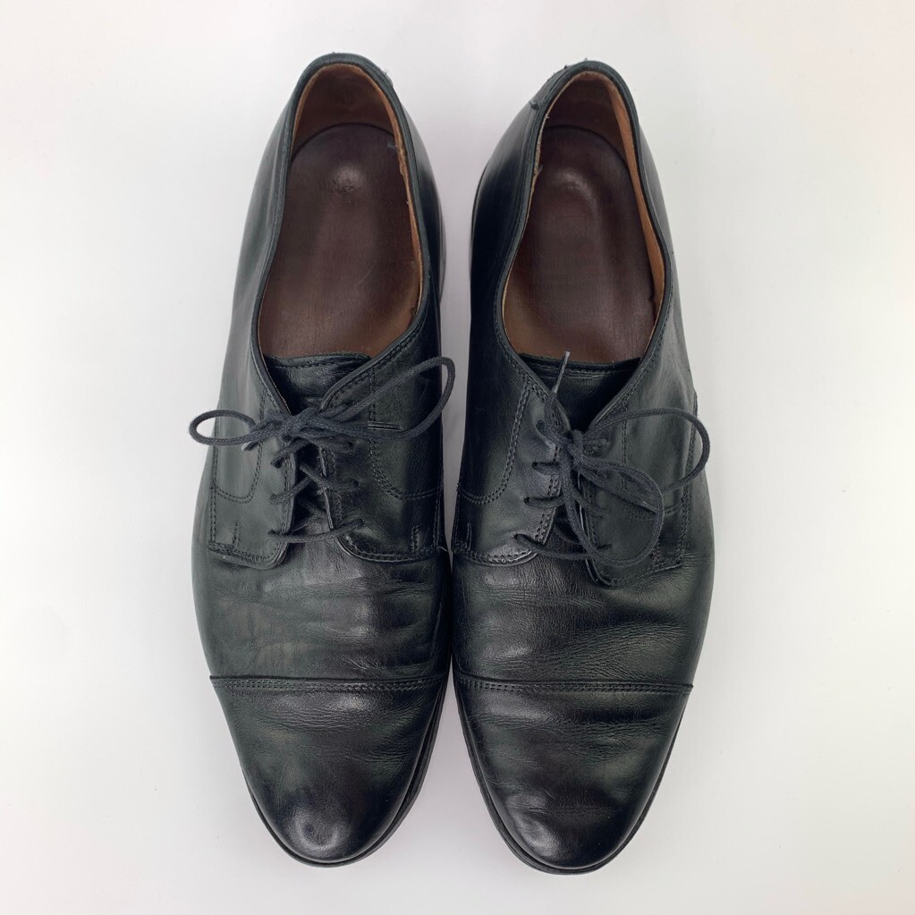 Allen Edmonds Mens Riverside Oxfords Shoes Black Leather  display picture 1