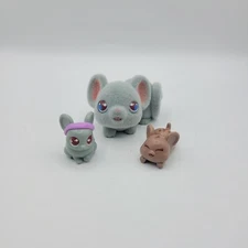 Little Live Pets Mama Surprise Flocked Mouse With Two Baby Mice