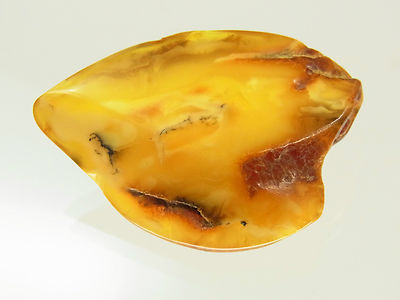 Butterscotch Egg Yolk Amber Bernsteinbrosche 5,4 Gr. aus Bernsteinsammlung