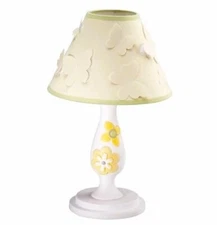 NoJo Bright Blossoms Nursery Lamp & Shade New In The Box