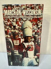 March On, Wisconsin VHS Tape A Season With University Of Wisconsin Marching Band