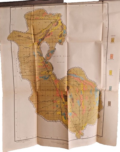 1900 Fold out German Map of Strasbourg Strassburg Historical