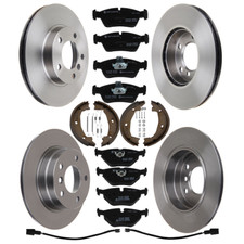 Bremsen Set E46 Bremsscheiben + Beläge vorne + hinten komplett + HBB + WK