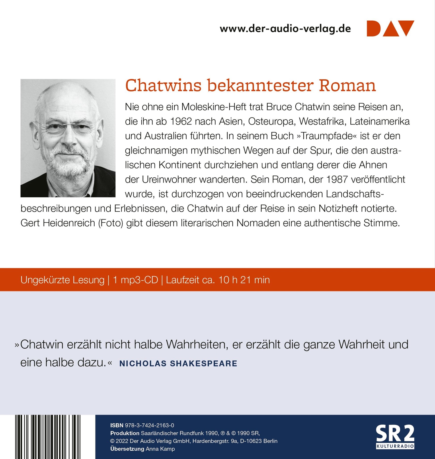 Thumbnail - Traumpfade, Bruce Chatwin