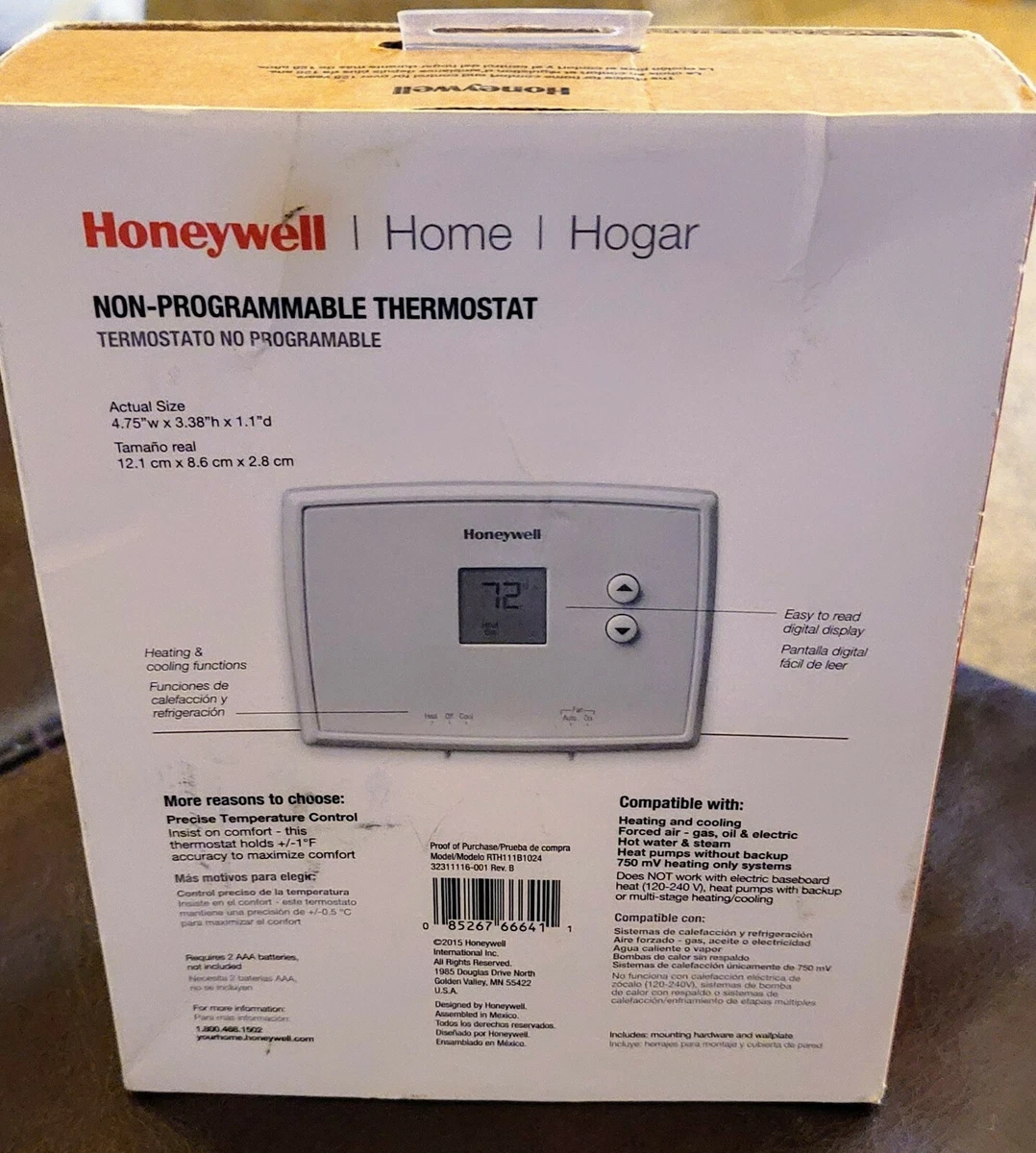 Honeywell RTH111B1016/A Non-Programmable Thermostat 85267725477 | eBay
