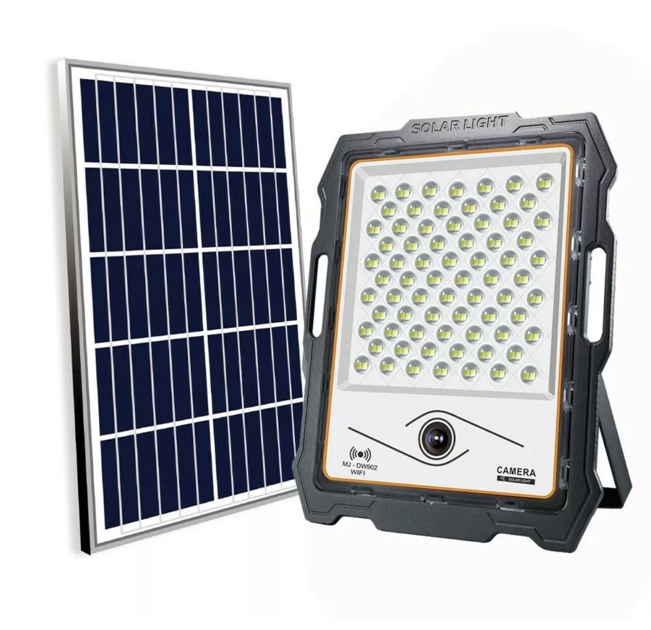 Faro Solare 200W con Telecamera WiFi IP 1080P - Kit Videosorveglianza
