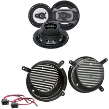 Crunch GTI-62 2-Wege Lautsprecher Einbauset f&uuml;r Mercedes SLK R170 2 Wege vorne