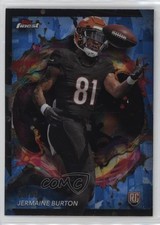 2024 Topps Finest Rare Blue Refractor 6/99 Jermaine Burton #276 1kc2