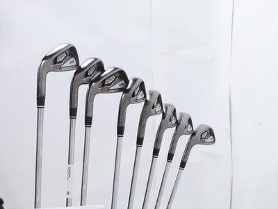 Adams Idea Black Cb3 Iron Set 4-Pw, Gw Stiff Kbs Tour 13472249 Good Left Hand Lh