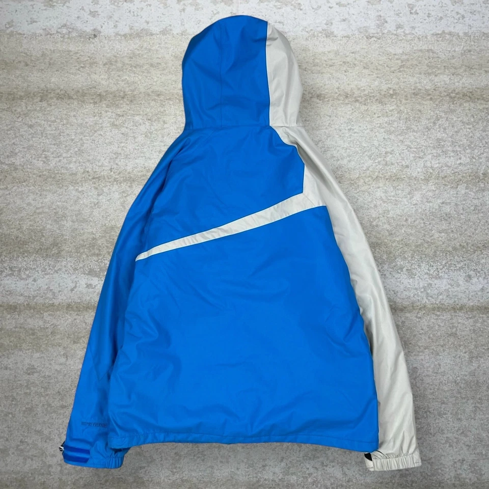 Vintage Y2K Volcom Puffer Ski Jacket Mens XL Blue White Thermonite Full Zip - Image 3 of 4