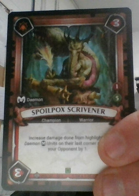 Warhammer Age Of Sigmar Champions Savagery TCG : Spoilpox Scrivener