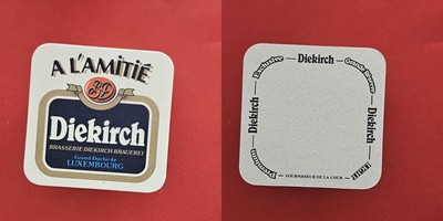 Diekirch Luxembourg A L'Amitié Brauerei Bierdeckel Bier