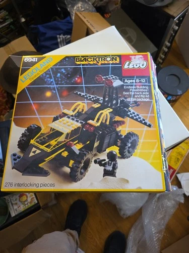 Lego Space Blacktron I 6941 Battrax Set 1987 - AS IS