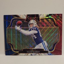 Panini Select 2025 Tyler Warren Indianapolis Colts Rookie Red Prizm #33 /99