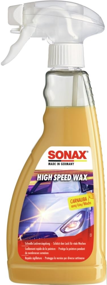 Cire éclair liquide 500 ML spray protection rapide carrosserie et brillant