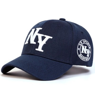New York Basecap Basecaps Base Cap Vintage NY Style Schwarz Weiss Rot Grün Blau