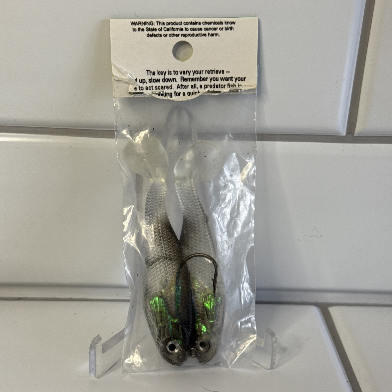 Creme Spoiler Shad 3" Swimbait 2pk - Sealed New - Image 4