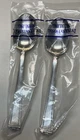 2-PANTHEON STERLING SILVER 6” SPOONS GREAT 1920 DECO-INTERNATIONAL UNUSED SEALED