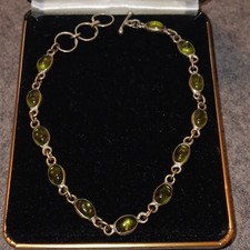 925 Sterling Silver Cable Link Toggle Bracele...