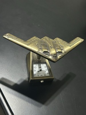 Northrop Grumman B-2 Stealth Bomber Desktop model With Clock