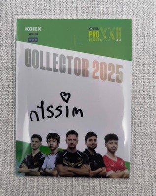 Signed ESL Pro League XXII 2025 Kolex Card   Nyssim Haddad   Mint A988   Ultra R