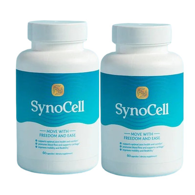 2-Pack Synocell Capsules   Back Neck and Joint Support Complex - 120 Caps