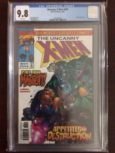 CGC 9.8 Uncanny X-Men 349 White Pages