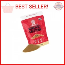 Lakanto Golden Monk Fruit Sweetener With Erythritol, Raw Cane Sugar Substitute F