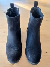 Womens Black Ankle Boots UK Size 3 EU 36 