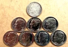 1968S - 1973S, 1975S & 1960 Silver Proof Roosevelt Dimes - Lot(8)