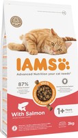 Iams Cat Adult All Breeds Salmon Trockenfutter Katzen Mit Lachs Und Huhn 3 Kg