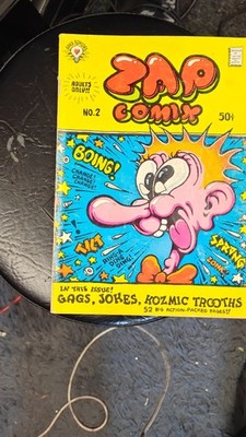 Apex Novelties Zap Comix No. 2 Single Issue Comic Book R. Crumb English