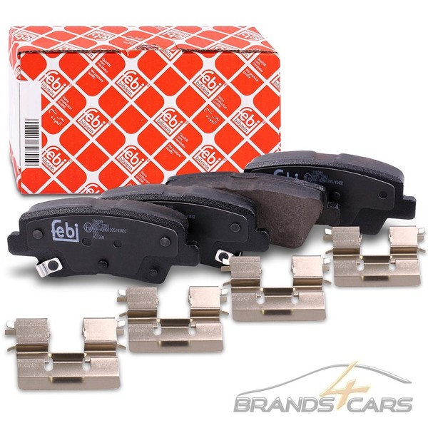 Febi Bilstein BremsbelÄGe Hinten FÜR Hyundai I30 GD Veloster KIA Ceed JD Soul 2-image