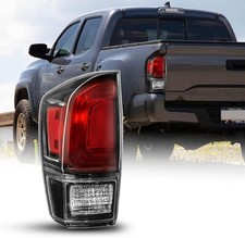 AUTOONE For Toyota Tacoma Tail Lights Assembly, Black Smoked Tail Lamp Assemb...