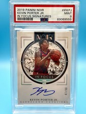 2019-20 Panini Noir - In Focus Signature Kevin Porter Jr. #IF-KPJ /99 (RC) PSA 9