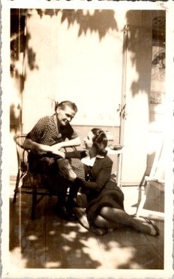 1910s Photograph Two Women Intimate Portrait Porch Pictorialist Snapshot