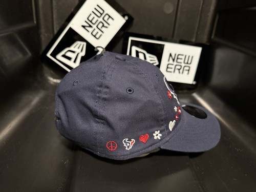 Houston Texans 9Twenty Adjustable Childrens / Youth New Era Flower Hay - Picture 4 of 8
